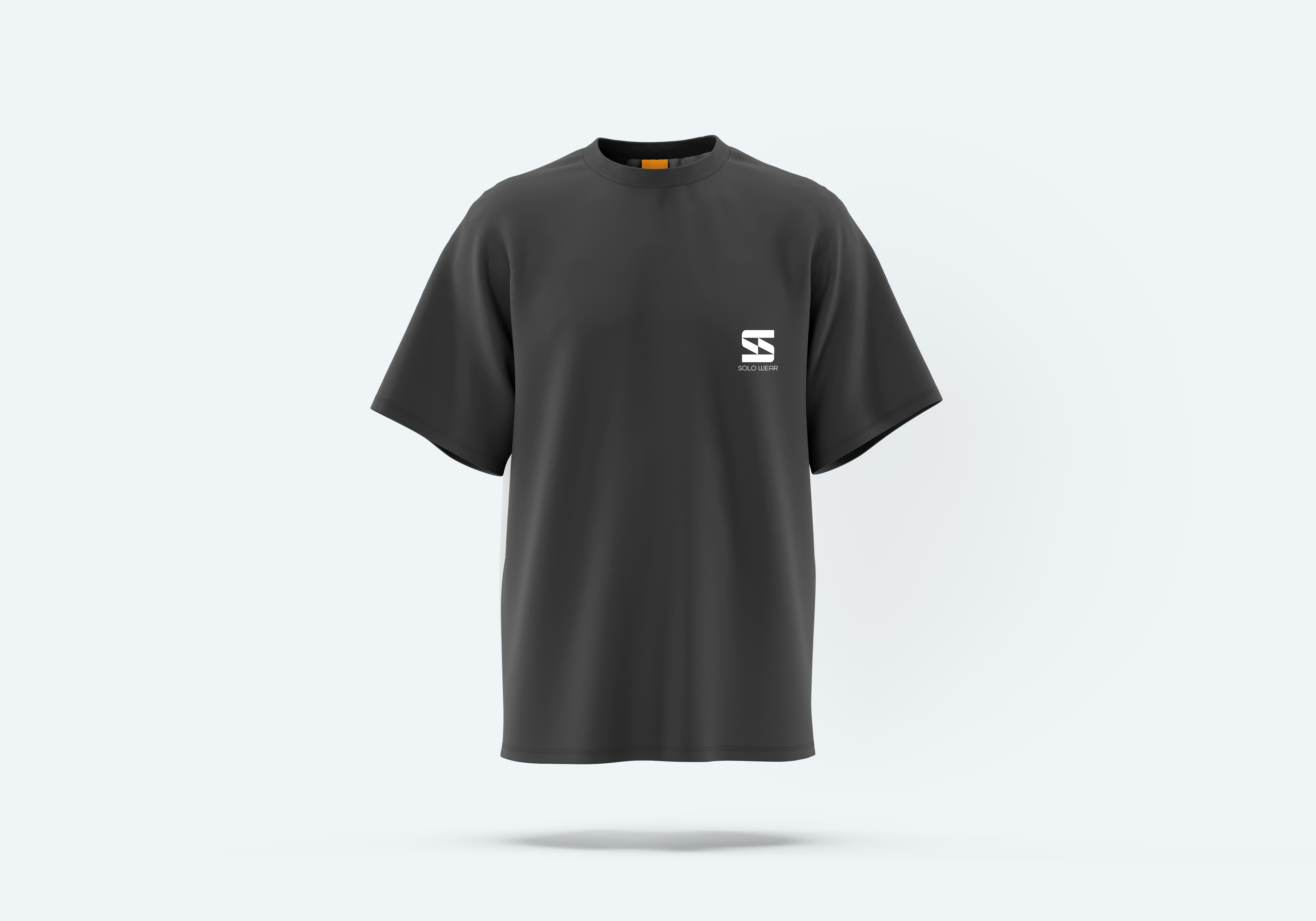 black-1 Solowear Signature Inclusive Tee – Premium Cotton